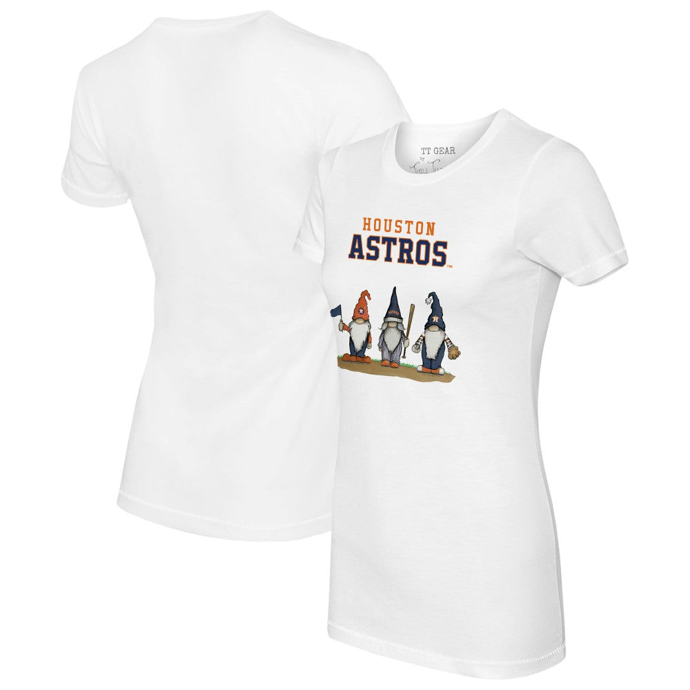 Houston Astros Tiny Turnip Women's Gnomes T-Shirt - MLB T-shirts