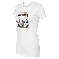 Houston Astros Tiny Turnip Women's Gnomes T-Shirt - MLB T-shirts