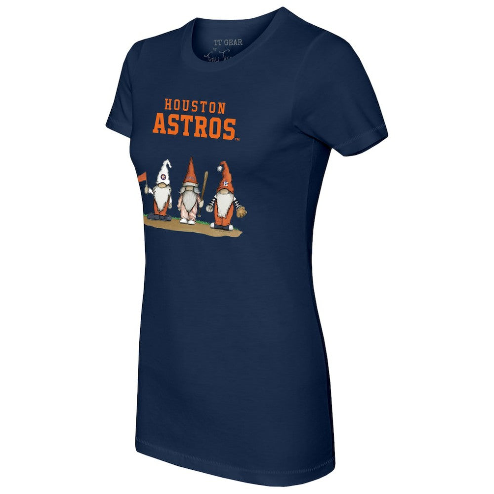 Houston Astros Tiny Turnip Women's Gnomes T-Shirt - MLB T-shirts