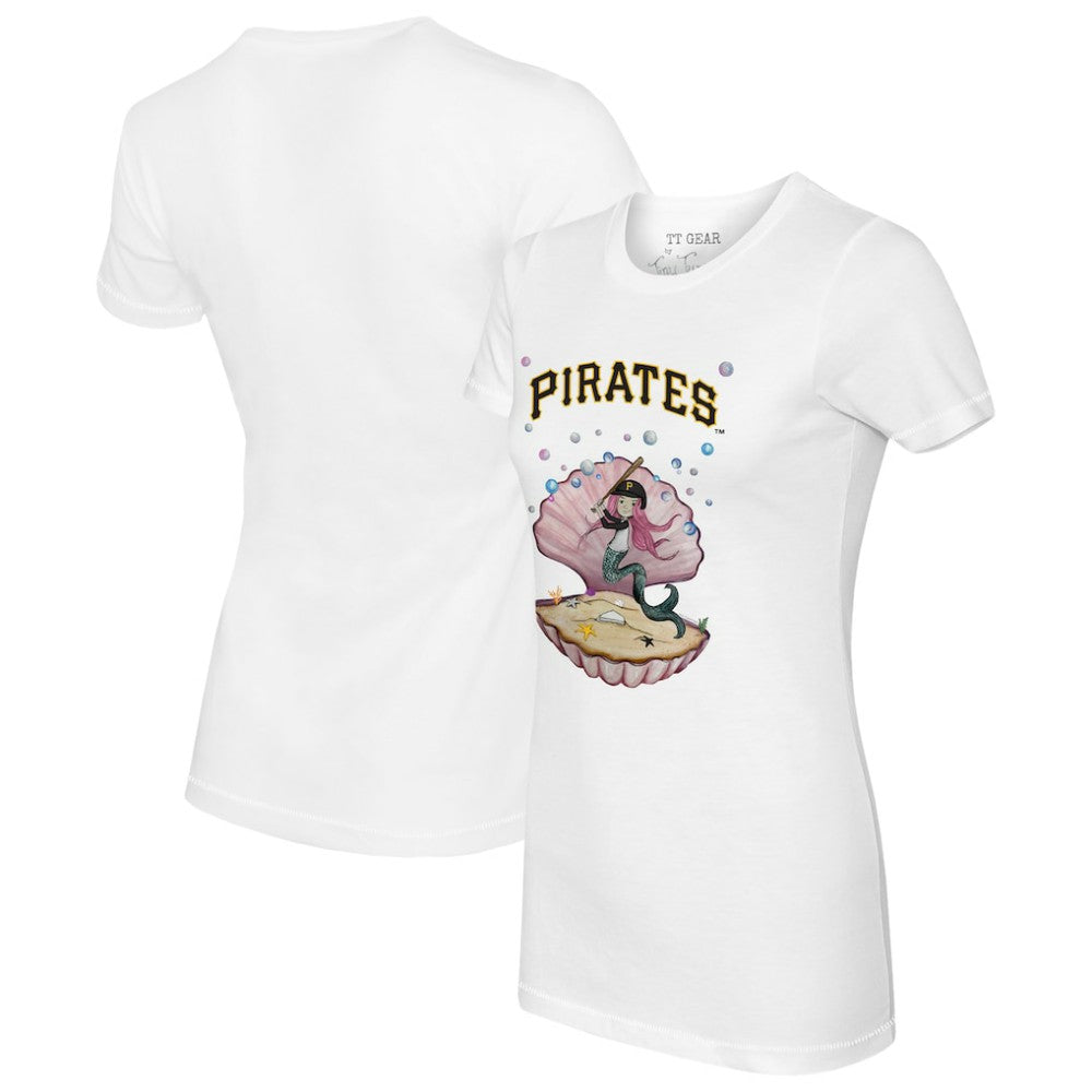 Pittsburgh Pirates Tiny Turnip Women's Mermaid T-Shirt - MLB T-shirts