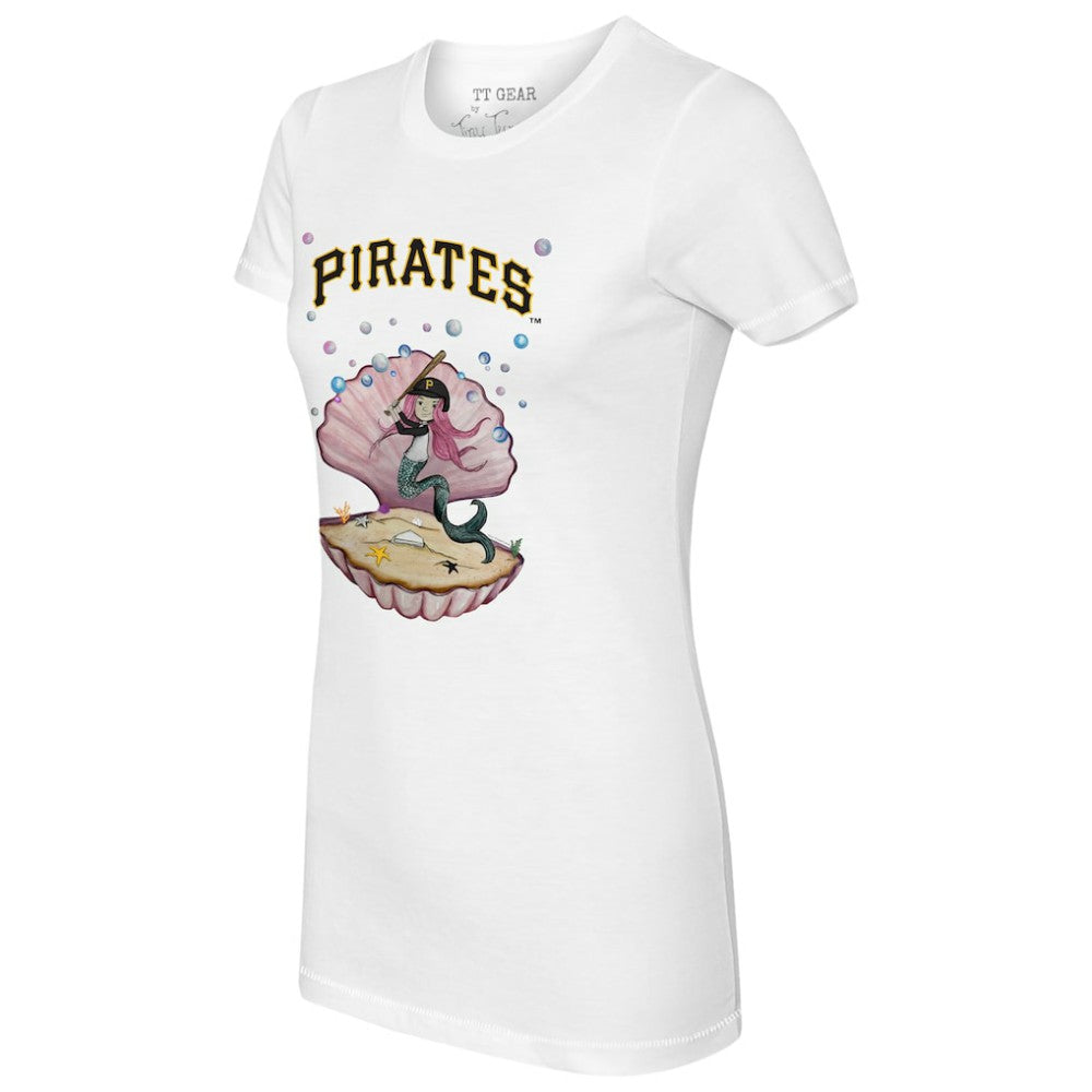 Pittsburgh Pirates Tiny Turnip Women's Mermaid T-Shirt - MLB T-shirts