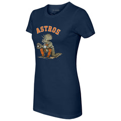 Houston Astros Tiny Turnip Women's Triceratops T-Shirt - MLB T-shirts