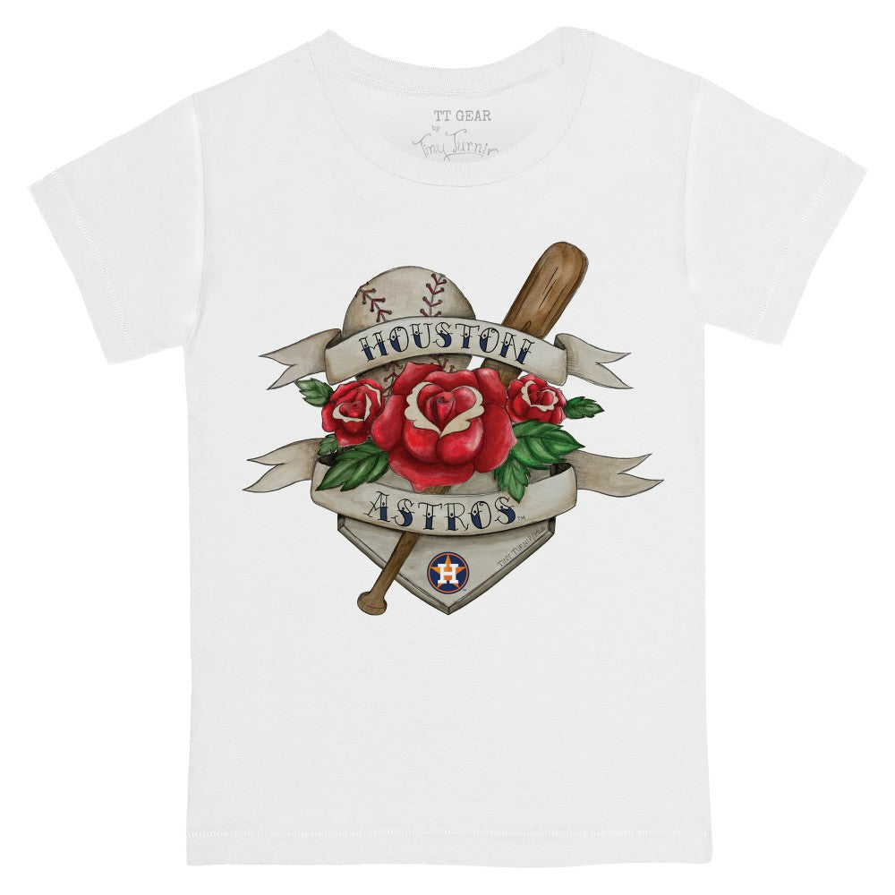 Houston Astros Tiny Turnip Youth American Traditional Rose T-Shirt - MLB T-shirts