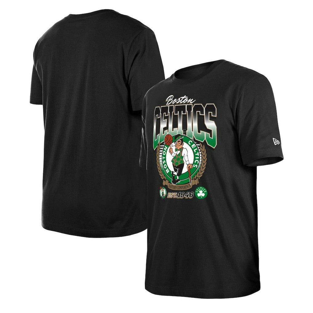 Black Boston Celtics Unisex Summer Classics T-Shirt | NBA