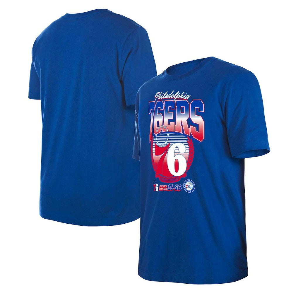 Royal Philadelphia 76ers Unisex Summer Classics T-Shirt | NBA