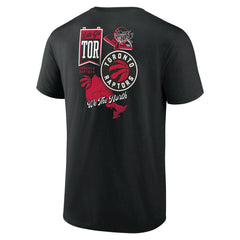Black Toronto Raptors Split Zone T-Shirt | NBA