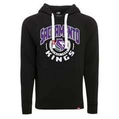 Black Sacramento Kings Sportiqe Unisex Olsen Super Soft Tri-Blend Raglan Pullover Hoodie | NBA