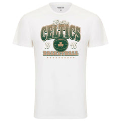 White Boston Celtics Sportiqe Unisex Bingham Super Soft T-Shirt | NBA