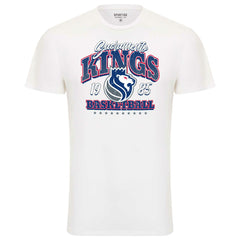 White Sacramento Kings Sportiqe Unisex Bingham Super Soft T-Shirt | NBA