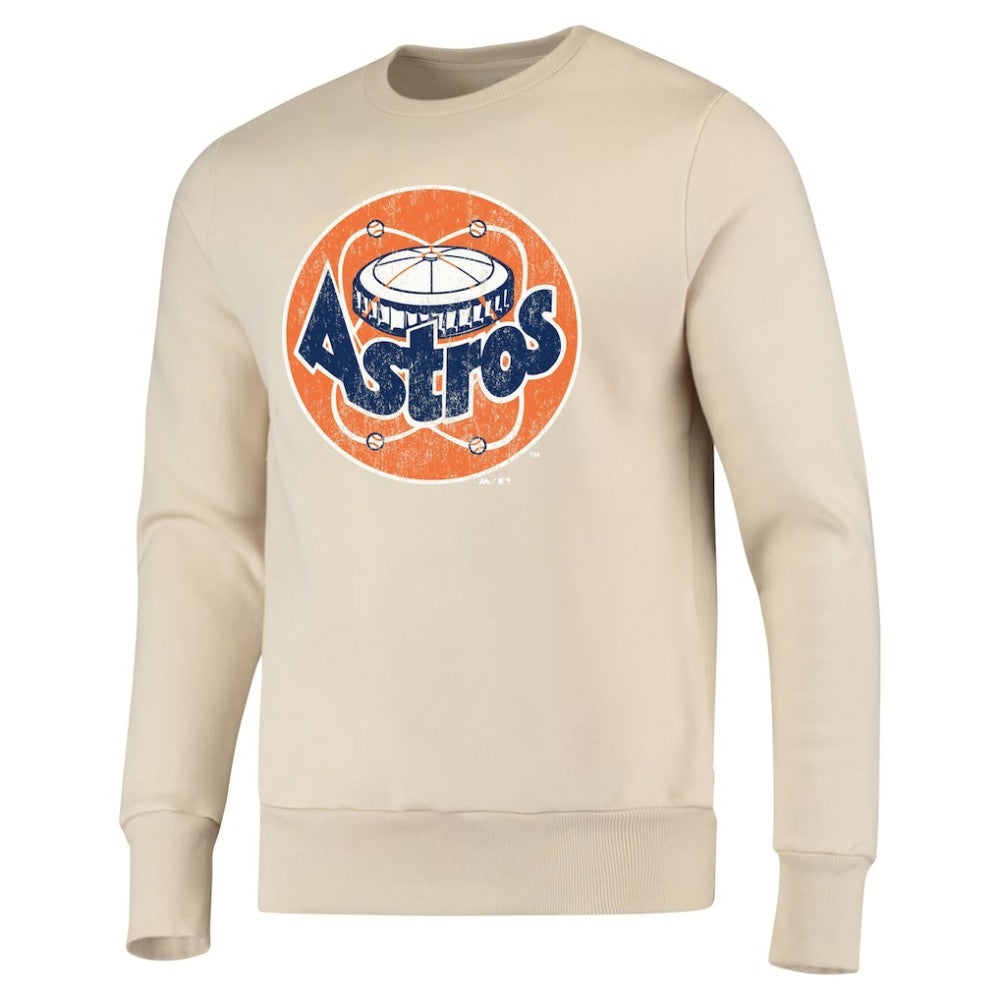 Houston Astros Majestic Threads Fleece Pullover Sweatshirt - MLB Pullover