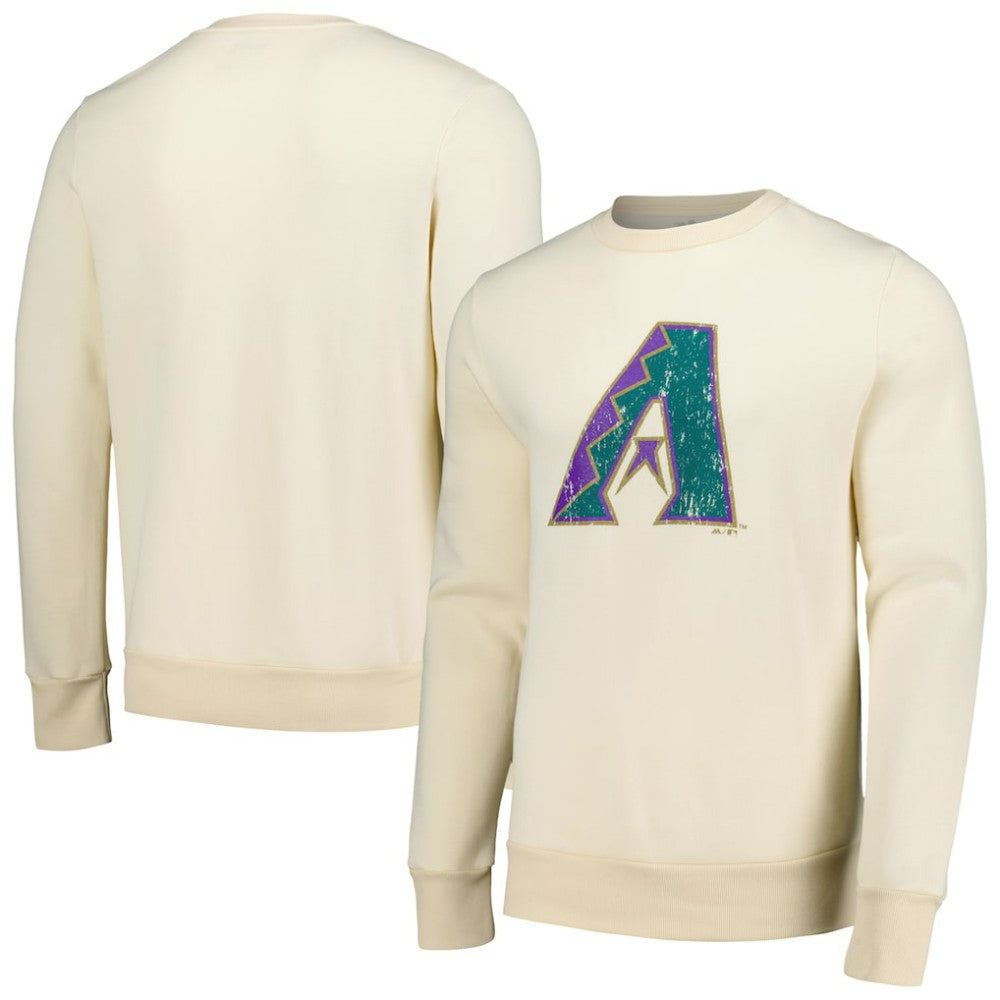 Arizona Diamondbacks Majestic Threads Fleece Pullover Sweatshirt - MLB Pullover