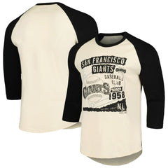 San Francisco Giants Majestic Threads Raglan 3/4-Sleeve T-Shirt - MLB T-shirts