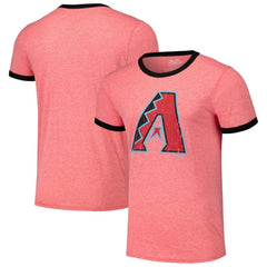 Arizona Diamondbacks Majestic Threads Ringer Tri-Blend T-Shirt - MLB T-shirts
