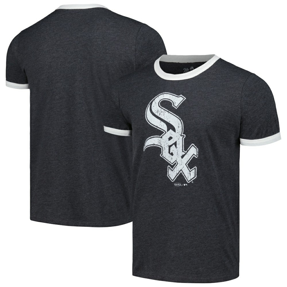 Chicago White Sox Majestic Threads Ringer Tri-Blend T-Shirt - MLB T-shirts