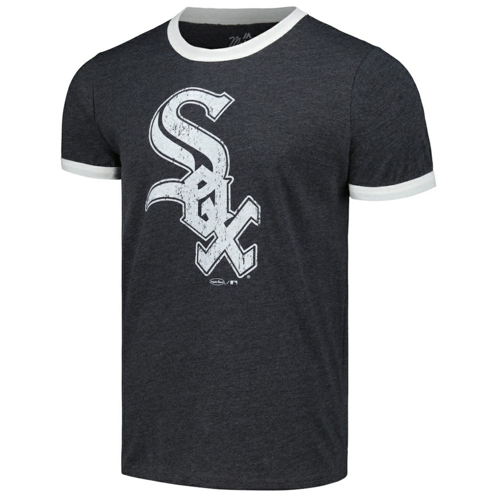 Chicago White Sox Majestic Threads Ringer Tri-Blend T-Shirt - MLB T-shirts