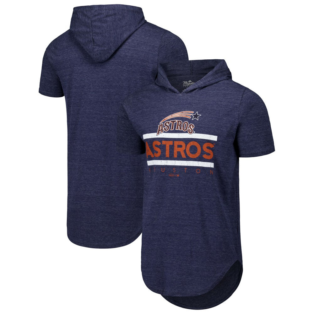 Houston Astros Majestic Threads Tri-Blend Hoodie T-Shirt - MLB Hoodies