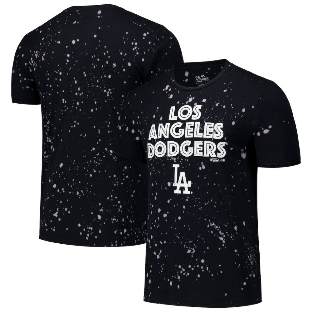 Los Angeles Dodgers Majestic Threads Splatter T-Shirt - MLB T-shirts