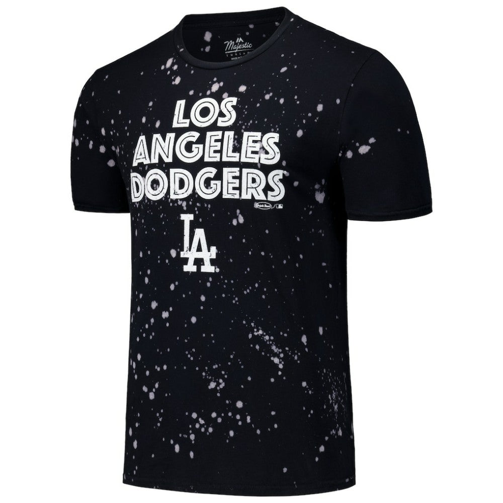 Los Angeles Dodgers Majestic Threads Splatter T-Shirt - MLB T-shirts