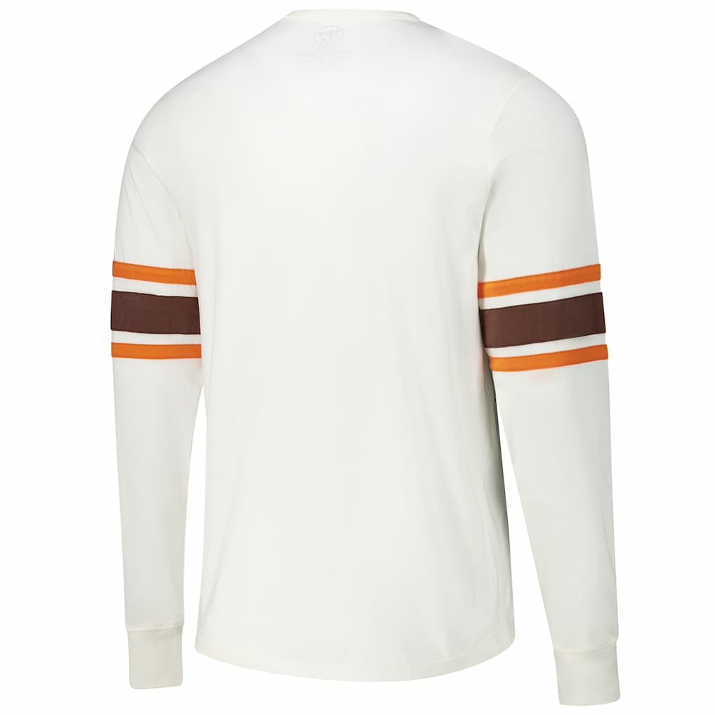 Cleveland Browns '47 Gridiron Throwback Premier Brex Long Sleeve T-Shirt | NFL Hot