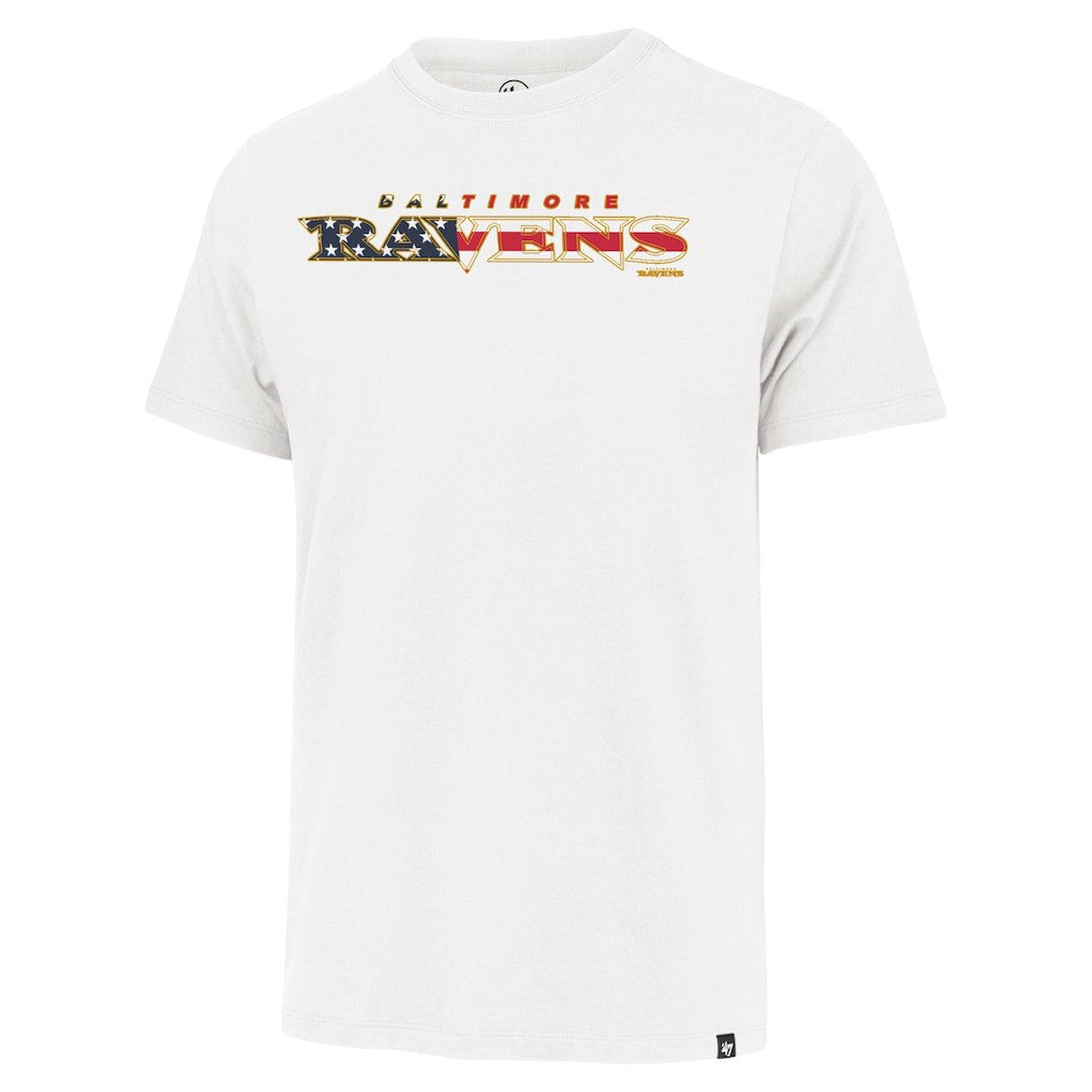 Baltimore Ravens '47 Flag Script Franklin T-Shirt | NFL On sale