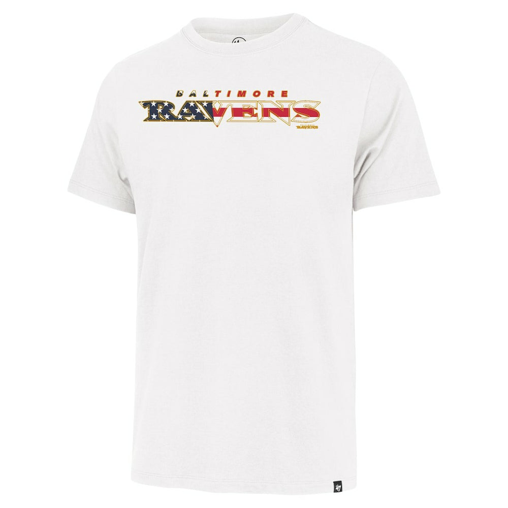 Baltimore Ravens '47 Flag Script Franklin T-Shirt | NFL On sale