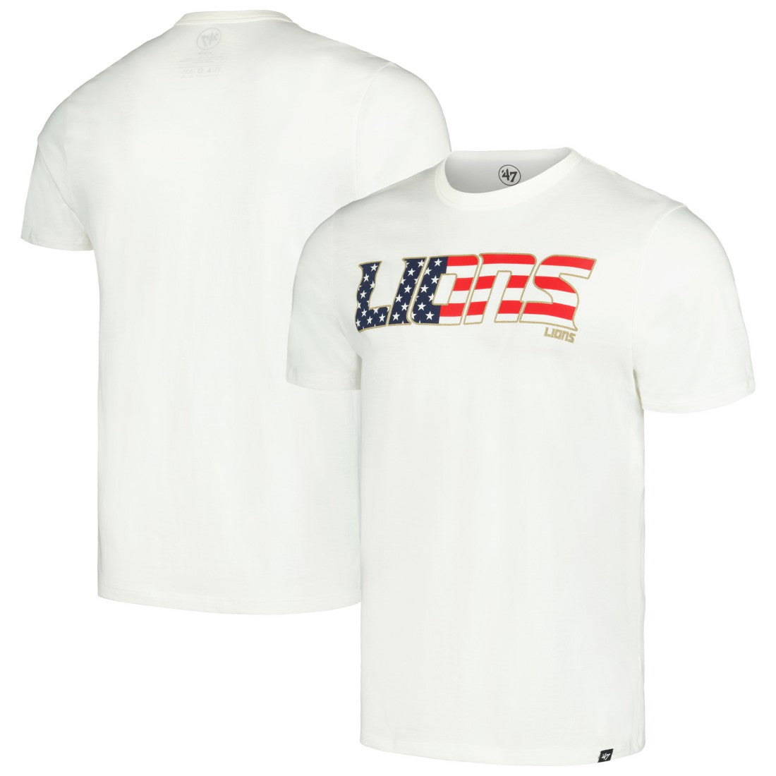 Detroit Lions '47 Flag Script Franklin T-Shirt | NFL Outlet