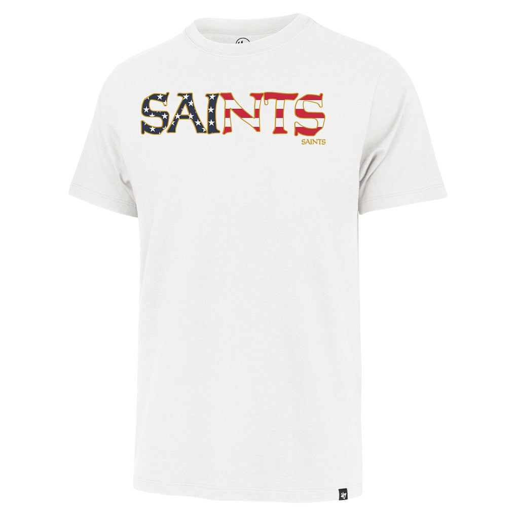 New Orleans Saints '47 Flag Script Franklin T-Shirt | NFL Outlet
