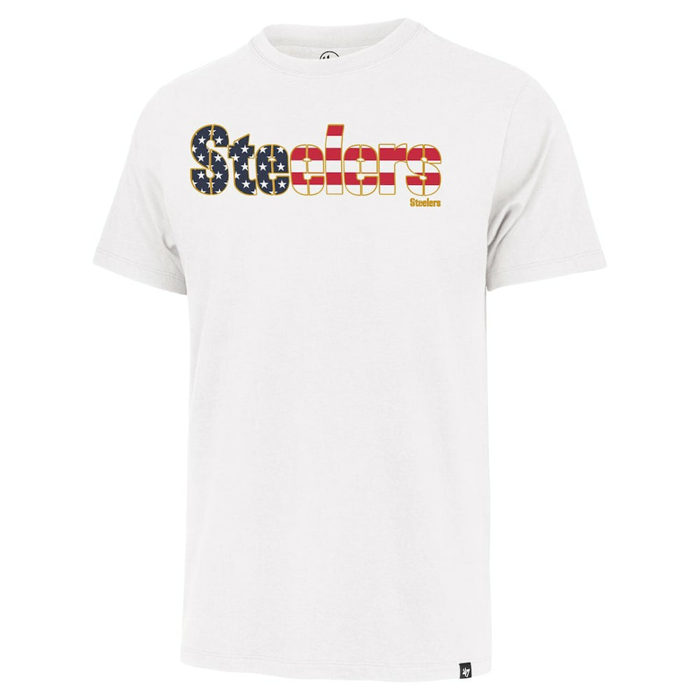 Pittsburgh Steelers '47 Flag Script Franklin T-Shirt | NFL New