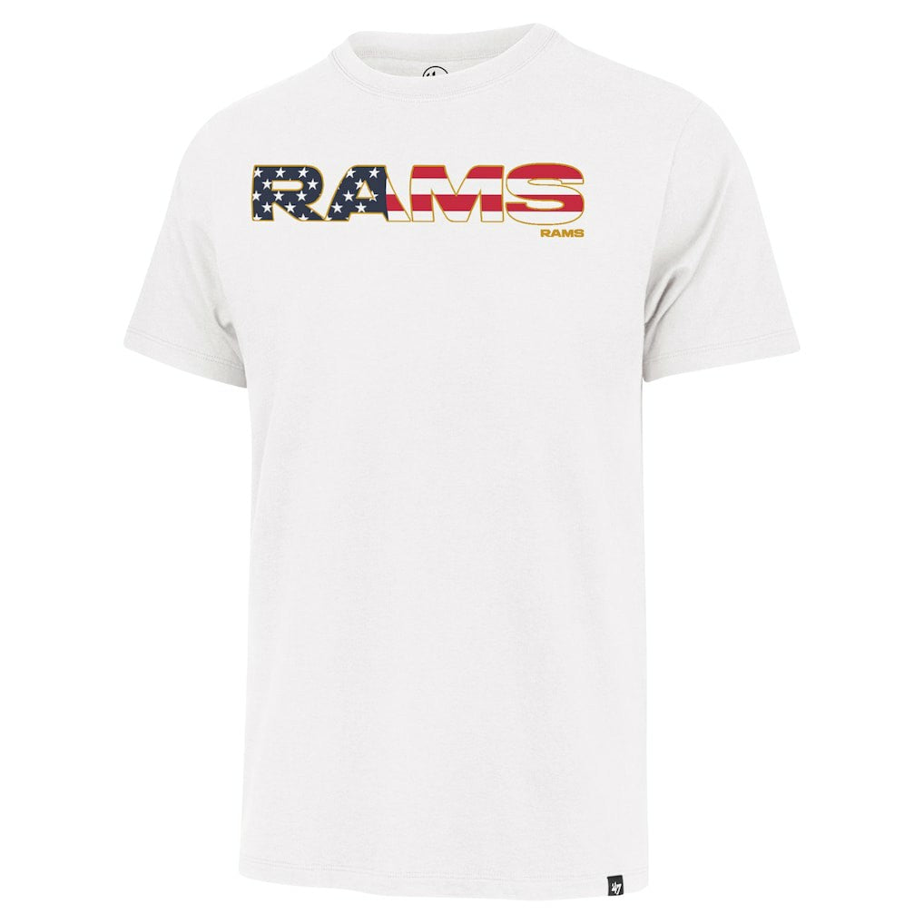 Los Angeles Rams '47 Flag Script Franklin T-Shirt | NFL Sale