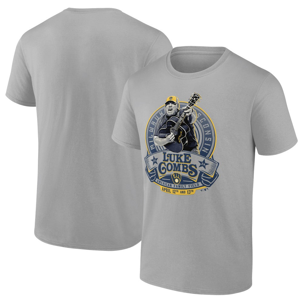Luke Combs x Milwaukee Brewers Fanatics Graphic T-Shirt - MLB T-shirts
