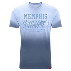 Navy Memphis Grizzlies Sportiqe Unisex Bingham Sun-Fade T-Shirt | NBA
