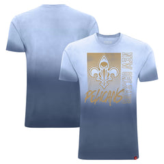 Navy New Orleans Pelicans Sportiqe Unisex Bingham Sun-Fade T-Shirt | NBA