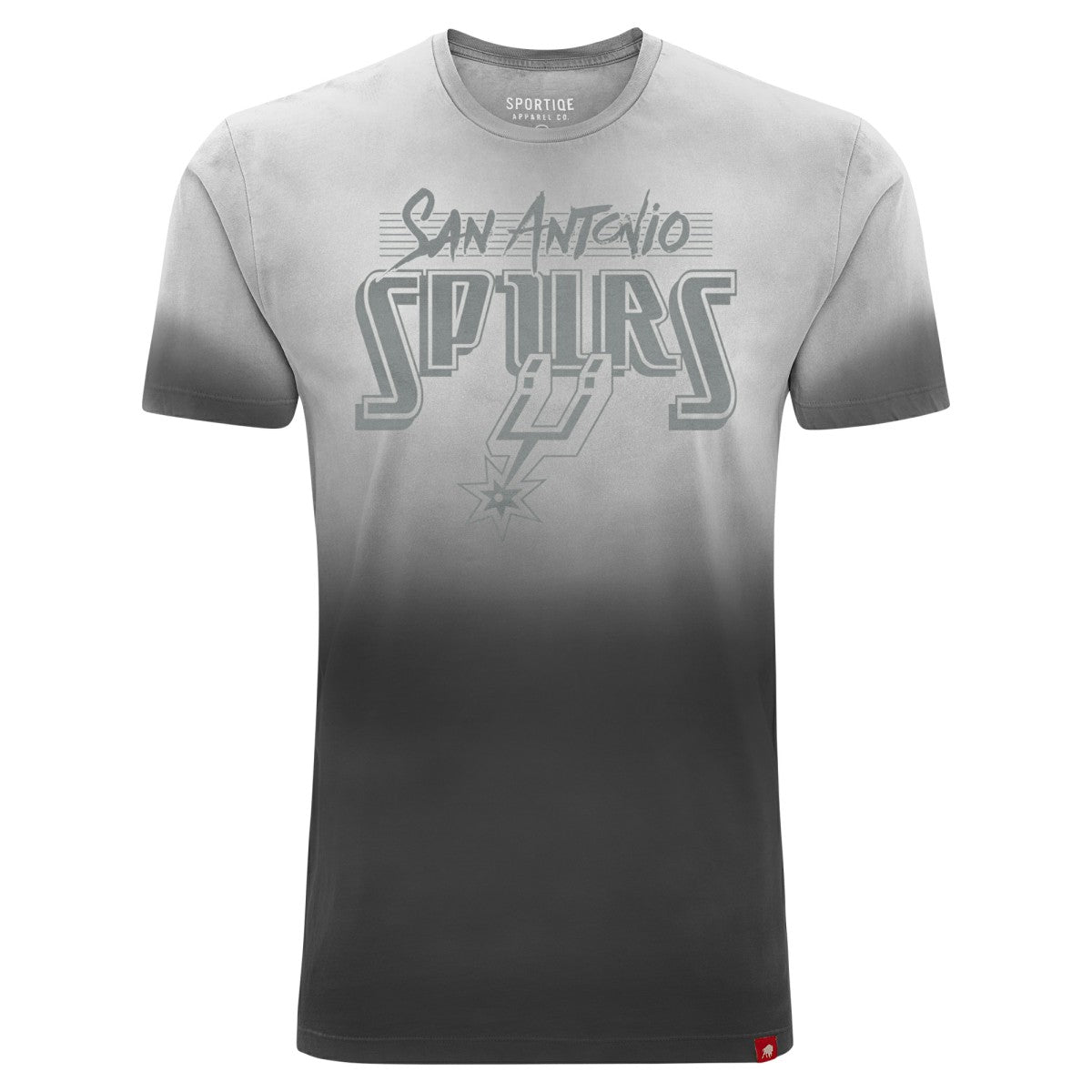 Black San Antonio Spurs Sportiqe Unisex Bingham Sun-Fade T-Shirt | NBA