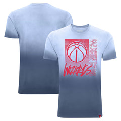 Navy Washington Wizards Sportiqe Unisex Bingham Sun-Fade T-Shirt | NBA
