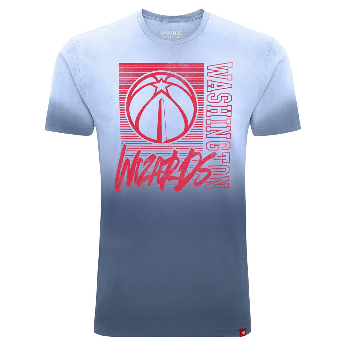 Navy Washington Wizards Sportiqe Unisex Bingham Sun-Fade T-Shirt | NBA