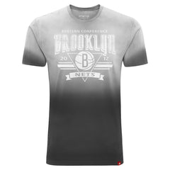 Black Brooklyn Nets Sportiqe Unisex Bingham Sun-Fade T-Shirt | NBA