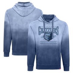 Blue Memphis Grizzlies Sportiqe Unisex Blake Sun-Fade Pullover Hoodie | NBA