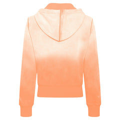 Orange Phoenix Suns Sportiqe Women's Carli Sun Fade Full-Zip Hoodie | NBA