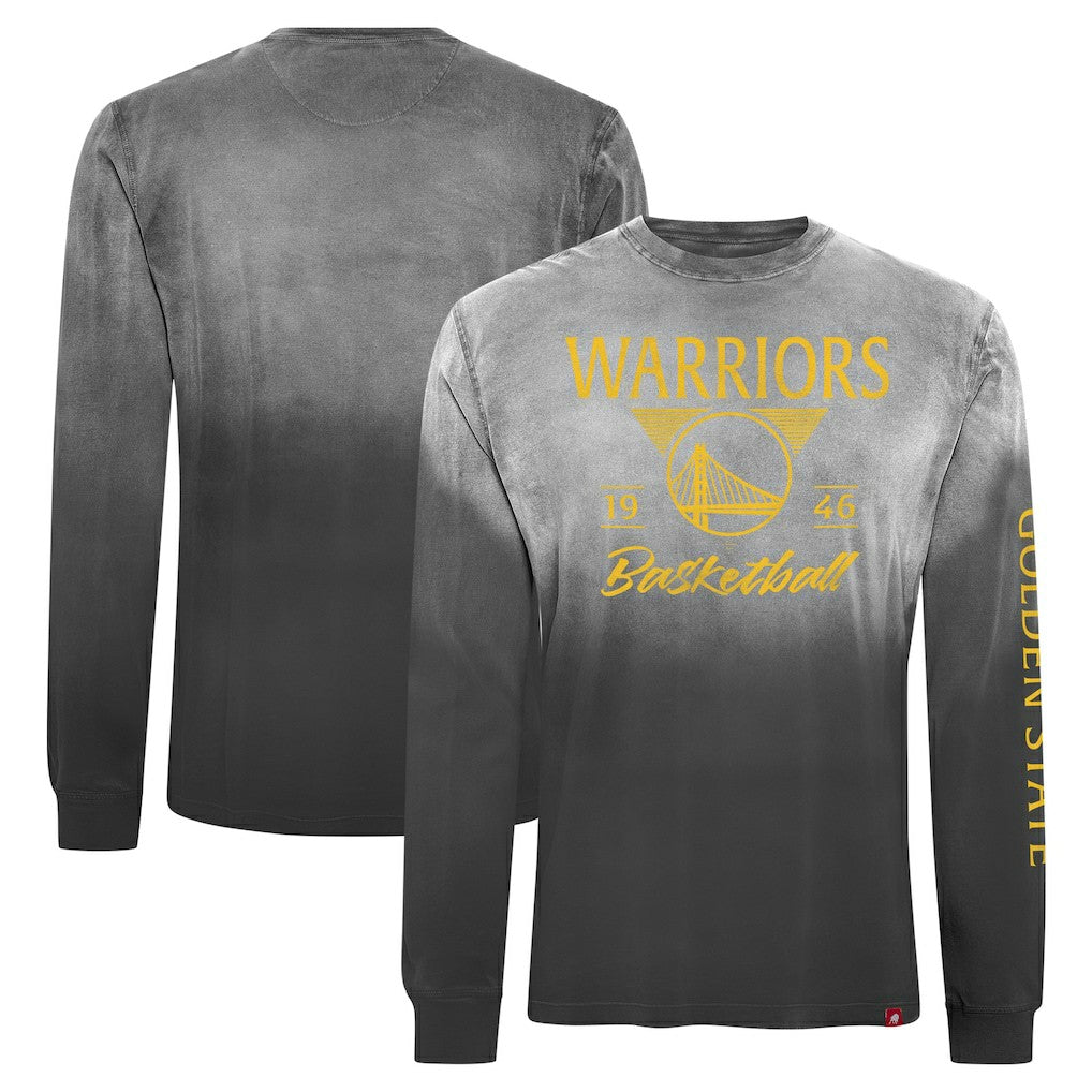 Black Golden State Warriors Sportiqe Unisex Mohave Sun-Dipped Long Sleeve T-Shirt sale | NBA
