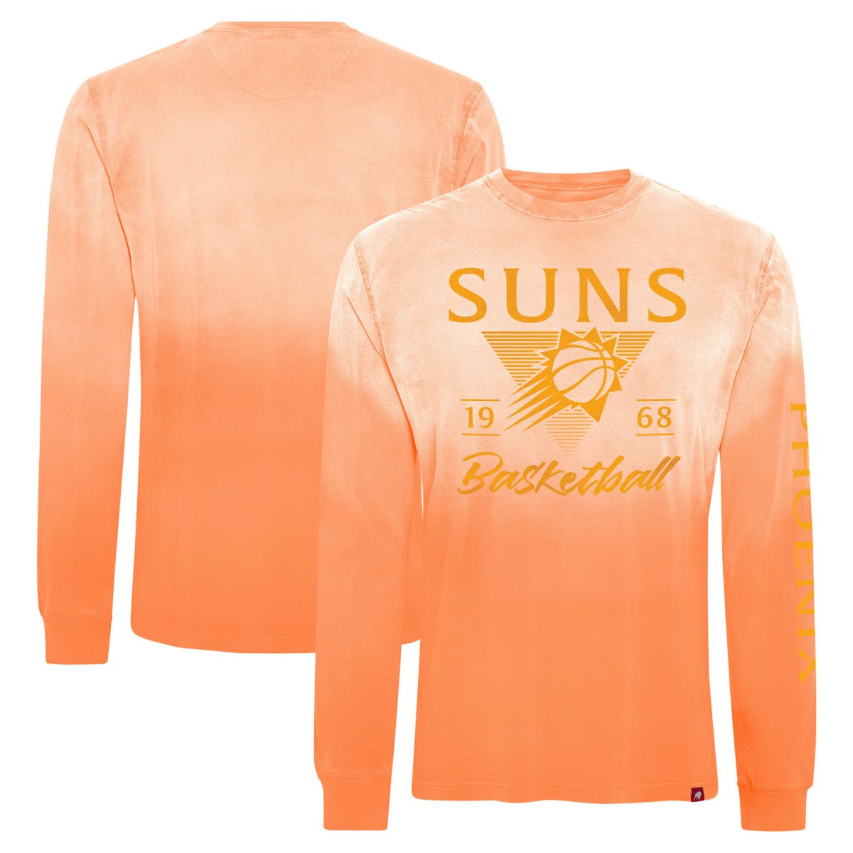 Orange Phoenix Suns Sportiqe Unisex Mohave Sun-Dipped Long Sleeve T-Shirt | NBA