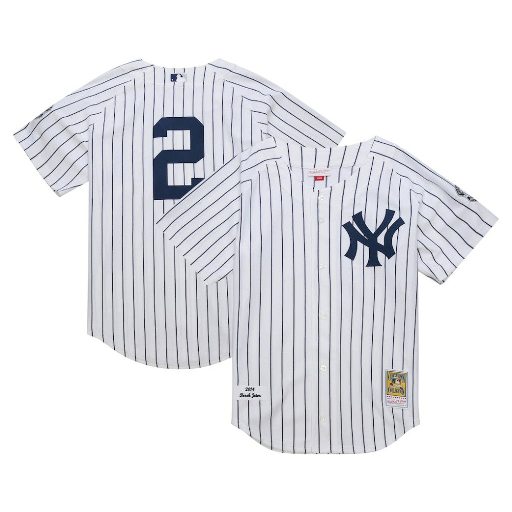Derek Jeter New York Yankees Mitchell & Ness 2014 Cooperstown Collection Authentic Throwback Jersey - MLB Jerseys