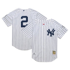 Derek Jeter New York Yankees Mitchell & Ness 2014 Cooperstown Collection Authentic Throwback Jersey - MLB Jerseys