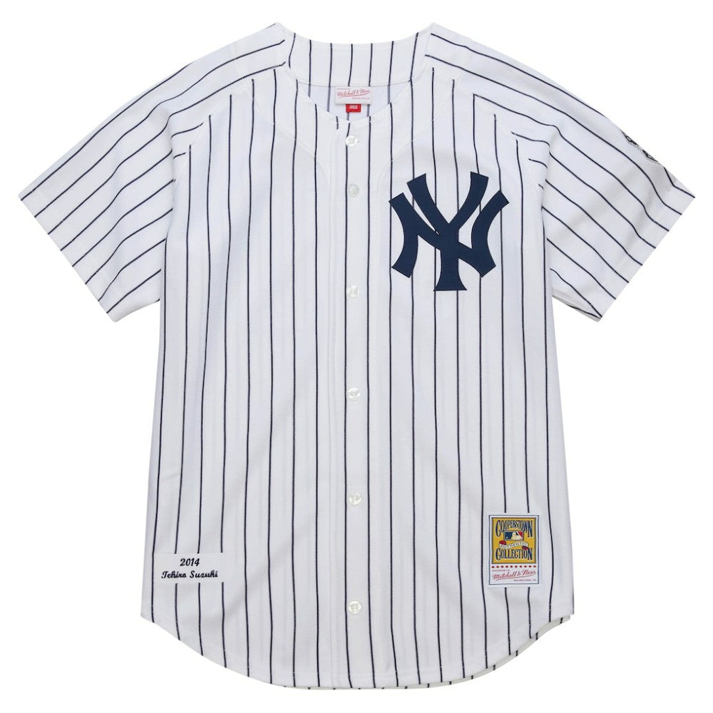 Ichiro Suzuki New York Yankees Mitchell & Ness 2014 Cooperstown Collection Authentic Throwback Jersey - MLB Jerseys