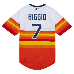 Craig Biggio Houston Astros Mitchell & Ness 2004 Cooperstown Collection Authentic Throwback Jersey - MLB Jerseys