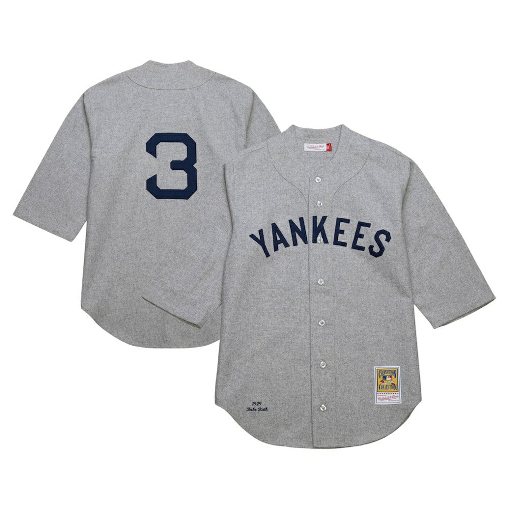 Babe Ruth New York Yankees Mitchell & Ness Cooperstown Collection 1929 Authentic Jersey - MLB Jerseys