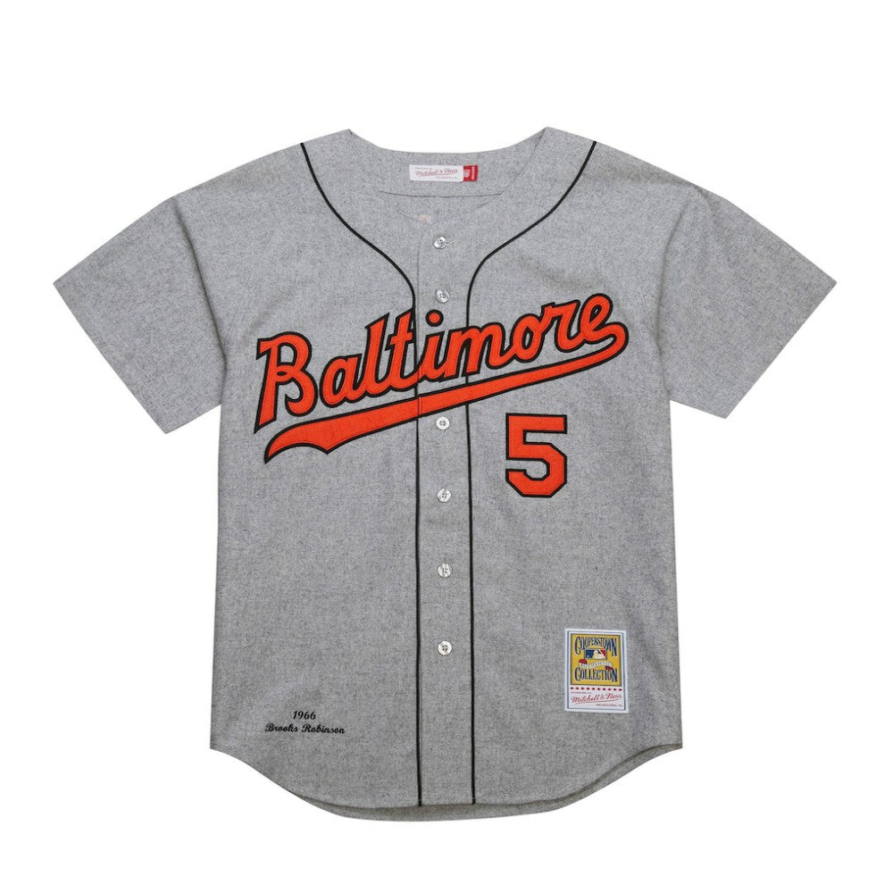 Brooks Robinson Baltimore Orioles Mitchell & Ness Cooperstown Collection 1966 Authentic Jersey - MLB Jerseys