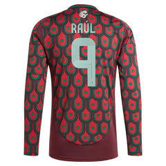 Raul Jimenez Mexico National Team 2024 Home Replica Player Long Sleeve Jersey