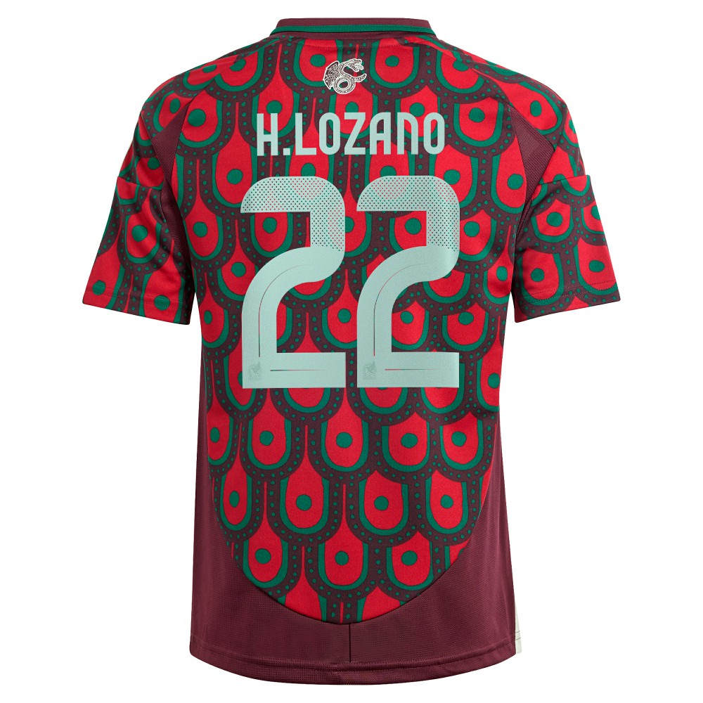 Hirving Lozano Mexico National Team Youth 2024 Home Replica Player Jersey