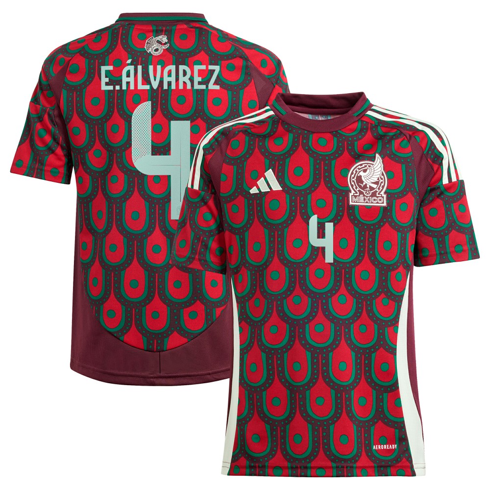 Edson Alvarez Mexico National Team Youth 2024 Home Replica Player Jersey