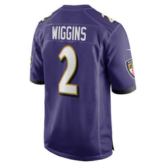 Baltimore Ravens Nate Wiggins  Player Game Jersey | NFL Discount